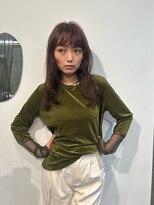 エディット トウキョウ(e.dit tokyo)&nbsp;レイヤーカット/顔まわりレイヤー/透明感ベージュカラー