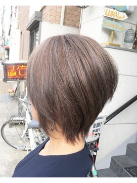 ルーナヘアー(LUNA hair) 『京都ルーナ』ブラウン×ハイライトカラー【草木真一郎】
