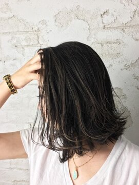 プライズ 池袋店(prize) ハイライトグレージュ大人前下がりボブ【池袋/池袋西口/】