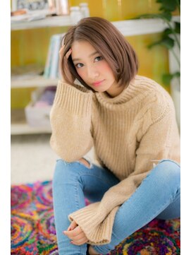 ミック 日暮里店(miq) 凛と引き締まった、きれい系ボブ