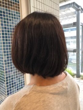 スタジオ アルファプラス 日暮里店(studio α+) マットブラウン×前下がりボブ♪