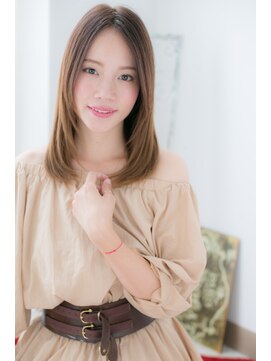 ドクターズサロン LAB 小山店 【Lab小山】センターパートで小顔ナチュラルストレートa
