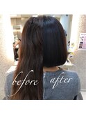 バッサリカット⇒縮毛矯正