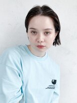 アイティー バイ アルバム 中野店(IT by ALBUM) ストレートボブ_エアリーミディショートパーマ_7826