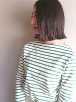 ブルー(BLUE)&nbsp;#BLUE　外ハネミディボブ