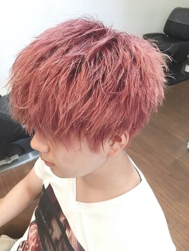 ルーシー(LUCY) スパイキーマッシュ×ペールピンクカラー
