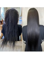 アンフィシュピトロワ(AnFye spi tlow)&nbsp;高難易度ジュエリーシステム縮毛矯正【CARELU】で艶髪ストレート