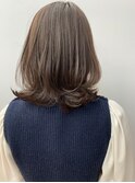 大人かわいいエギョモリ ミルクティーブラウン ひし形シルエット