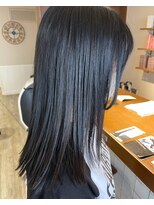 ヘアーアンドライフ ドア(hair&life Door)&nbsp;【明るくできなくてもお洒落！】ネイビーブラック