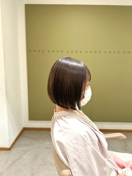 エミィ(emme) 【emme×田畑】ツヤ感ボブ