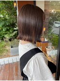 切りっぱなしボブ