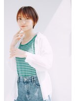 アッシュ 池袋店(Ash)&nbsp;20代30代40代『丸みが可愛いマッシュショート』　　＃池袋駅