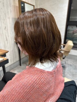 エヌアンドエー 杉戸高野台店(N&A) 大人ミディ ボブ丸み/くびレイヤー/ハイライト#1