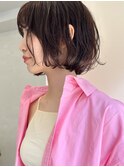 【*大人かわいい*】丸みショートボブ
