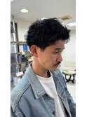 メンズショートパーマ