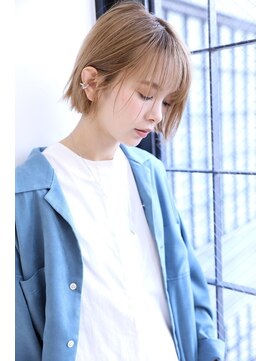 ボヌール オオサカ(Bonheur OSAKA) 【大阪梅田】切りっぱなしボブスタイル