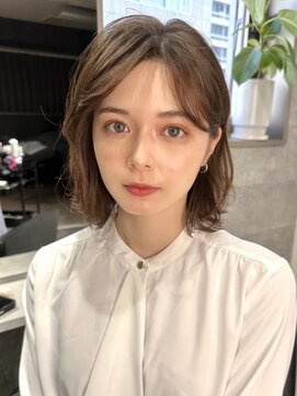 エトワ 新宿(ETOWA) 韓国ヘア　ニュアンスカラー　ショート　ボブ