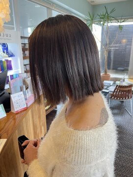 ヘアラウンジ アングゥ(hair lounge ungu) パツッとグレージュ