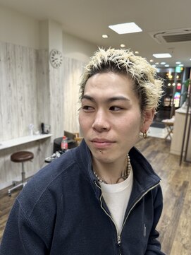 ヘアーズ アンテナプラス(hair's AnteNna+) イージーパンク/ハイトーン/メンズパーマ/イージーパーマ