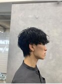 ミニウルフ×ニュアンススパイラルパーマ