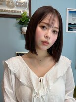 ディレクト 新宿(Direct)&nbsp;外ハネボブ　ワンカール　プラチナグレージュ