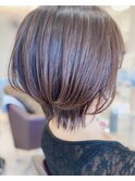 大人の軽やか美ショートヘア◎40代