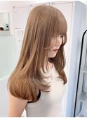 【レイヤーカット】韓国ヘア顔まわりカットロングレイヤー堀江