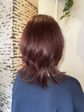 髪質改善ヘアエステサロン スロウ(SLOW by opsia) レッド×レイヤー