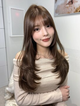 オニキス(ONYX) C232ブリーチなしwカラーマロンベージュザクザク韓国レイヤー