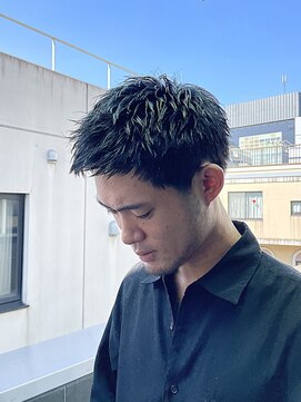 ガズル ハラジュク(GUZZLE HARAJUKU) 大人っぽい刈り上げないワイルドスパイキーショート