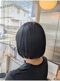 20代30代かわいい切りっぱなしボブ