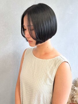 ミュラ(mulah) 似合わせカットミニボブ前髪なし＊大人かわいいクールショート