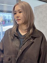 ムーン バイ ケンジ(moon by KENJE)&nbsp;ロングレイヤー×グレージュデザインカラー