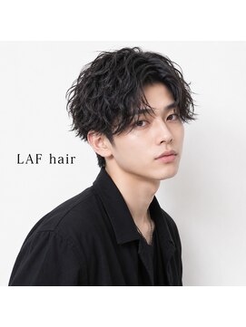 ラフヘアー(LAF hair) シャドウパーマ　2ブロック　メンズパーマ　フェザーパーマ
