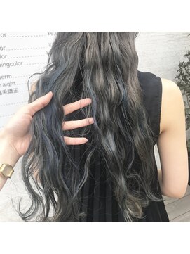 ハニー(HONEY by Chord) 【HONEY×加藤】グレージュ×ポイントブルー