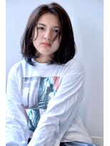 シアン(CYAN)&nbsp;アッシュブラウン×柔らかミディ