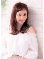 ソア 武蔵小杉(SOAR) かき上げヘムライトラベージュ暖色カラーストカールくびれヘア