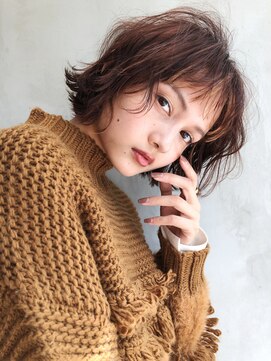 アイティー バイ アルバム 浦和店(IT by ALBUM) ウェーブボブ_ショートパーマホワイトアッシュ_8246