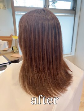 ミュゼドゥアートシエル(Musee du Art ciel) 【髪質改善】まろやかオリーブベージュミディアム