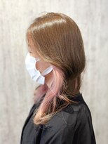 テトテ 門戸厄神店(tetote)&nbsp;【tetote村山サロンスタイル】ピンクグレージュ　インナーカラー