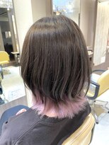 ヘアーサロンヴォイス 大野城店(Hair Salon Voice)&nbsp;ミディアムレイヤー、インナー、ピンクラベンダー