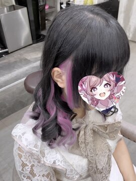 アールプラスヘアサロン(ar+ hair salon) 【量産型女子のインナーピンク】