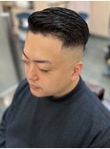 ショートパーマ/バーバースタイル/73アップバング/ビジネス