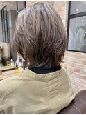くびれミディミディアムレイヤーくびれボブレイヤーボブ恵比寿