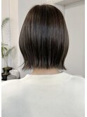髪質改善/セミディ/シアーカラー/ダークアッシュ/カール