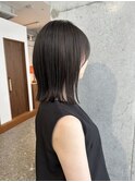 【VENTI 伊藤】オリーブグレージュ×切りっぱなしロブ