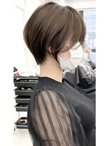 ゴカン バイ ジル ブラン 名古屋(Gokan by JIL BLAN)&nbsp;ハイライトバレイヤージュダブルカラーショートカット30代40代