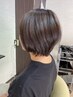 【酵素シャンプー付き】小顔カット＋カラー＋プチ癒しスパ付