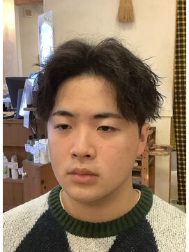 ベイブ ヘア メイク サロン(Babe hair make salon) ツイスパ　センターパート　ツイスト強め