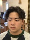 ツイスパ センターパート ツイスト強め